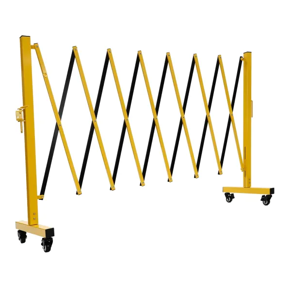 3.5m Expandable Fence Driveway Gate Portable Barricade Driveway Security Barrier